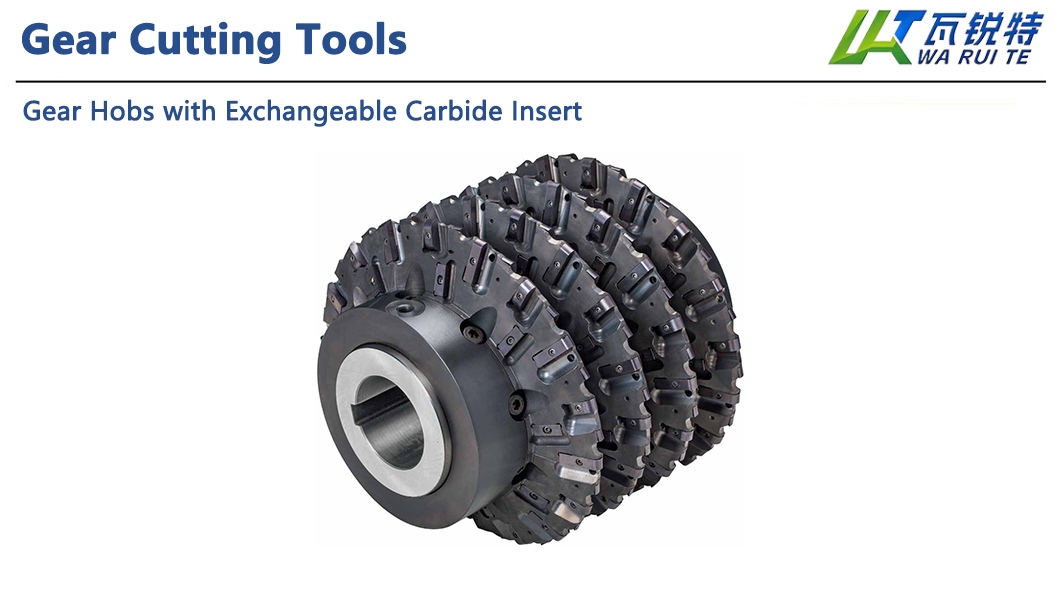 Gear Hobs with Exchangeable Carbide  Insert